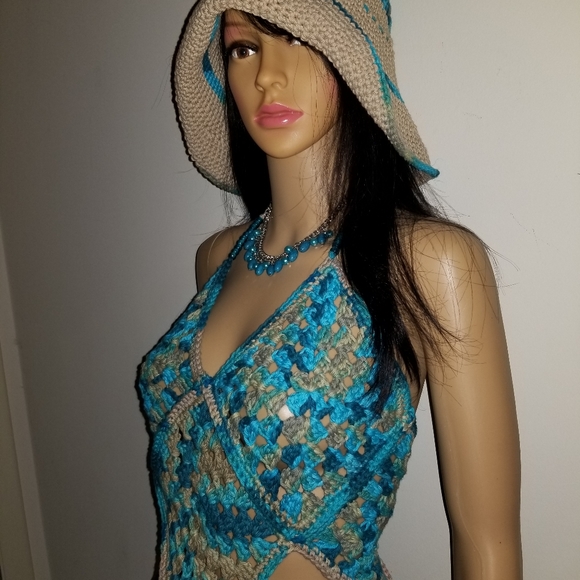 Cotton halter top - Picture 7 of 16